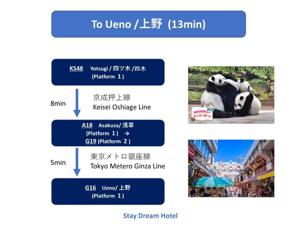 3-min To Station,5br, 1lr Near Asakusa, 95平米5间卧室休息好 Holiday home